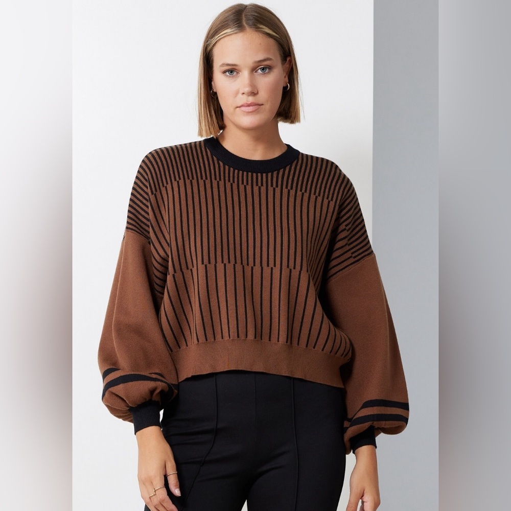 Philosophy cropped sweater
